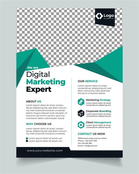 Corporate Business A4 Flyer Design Template 23327161 Vector Art At Vecteezy