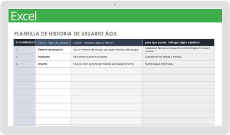 Descargar Plantillas De Historias De Usuario Gratis Smartsheet