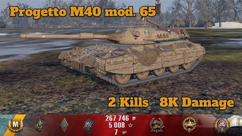 Progetto M Mod Kills K Damage World Of Tanks Youtube