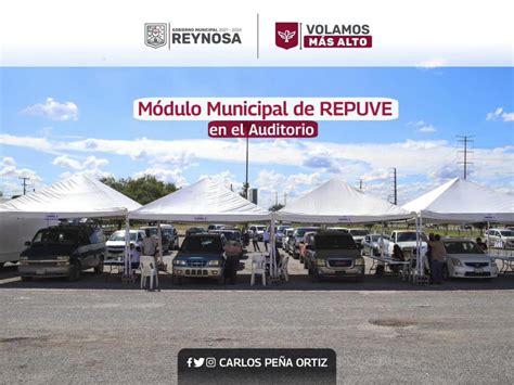 Amplió atención módulo municipal REPUVE de Reynosa Administración