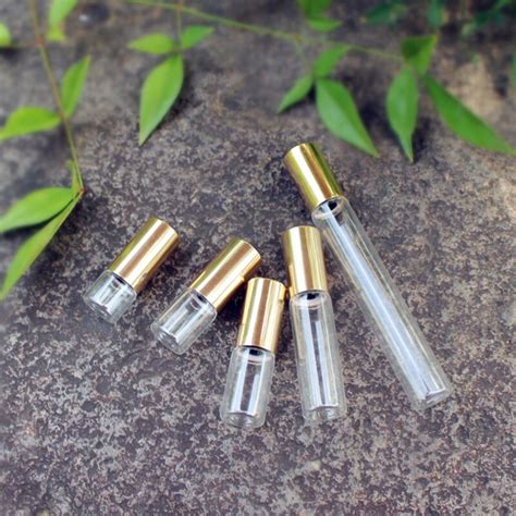 100 Stuks 1Ml 2Ml 3Ml 5Ml 10Ml Clear Glas Roller Fles Doterra Roll Op