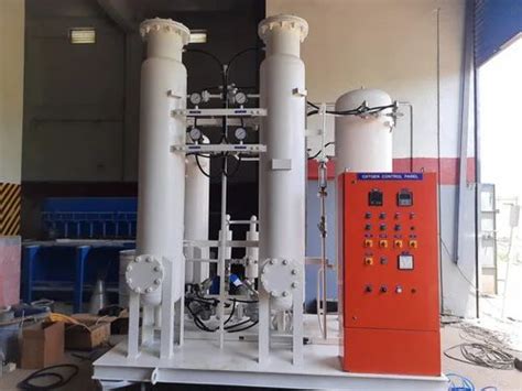 VPSA Nitrogen Plant 100 LPM 6 Nm3 Hr Automation Grade Automatic At