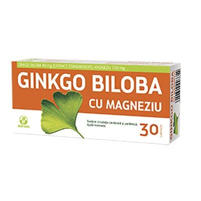 Ginkgo Biloba Mg Cps Solaray Naturisti Ro