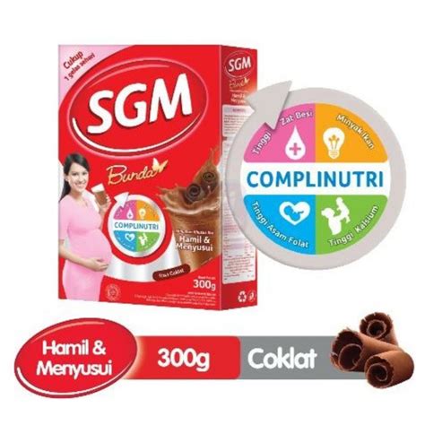 Jual SGM BUNDA Untuk Hamil Dan Menyusui Rasa Coklat 300 Gram Shopee