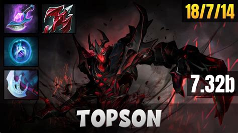 Topson Shadow Fiend Mid Lane Gameplay With Kills Dota Full Game