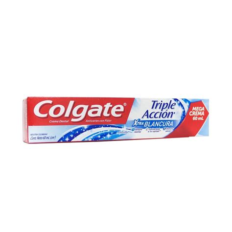 Colgate Triple Accion Extra Blancura X Ml Casa Y Salud Droguer As