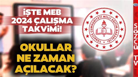 Meb Son Dakika Duyurdu Okullar Ne Zaman A Lacak Te