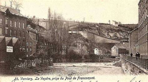 les châteaux ponts escaliers de Verviers Francomont et des demis