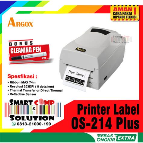 Jual Printer Label Stiker Barcode Argox OS 214plus 214 Plus OS214