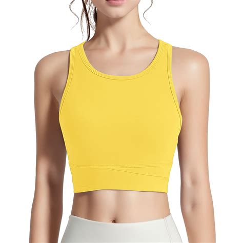 Cathalem Sports Bras For Women Running High Support Womens Longline