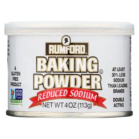 Case Of 24 Rumford Baking Powder Reduced Sodium 4 Oz