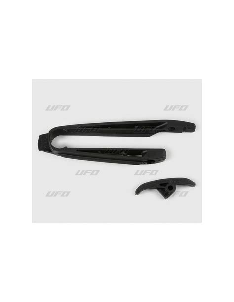 Kit patin de bras oscillant patin de chaîne inférieur UFO noir KTM