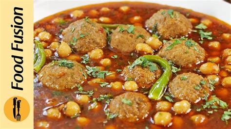 Kofta Channa Gravy Shorba Recipe By Food Fusion YouTube