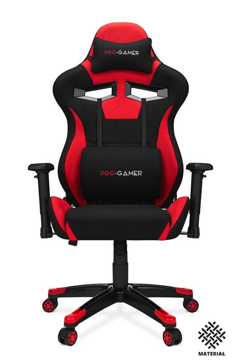 Fotel Gamingowy PRO GAMER Aguri Czarno Czerwony 136x70x71 Cm PRO