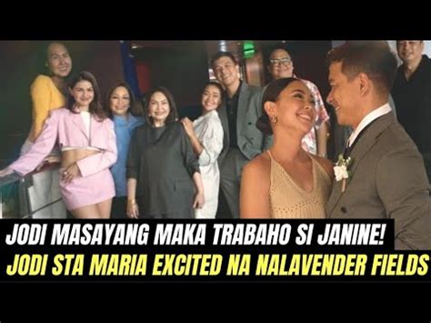 JODI STA MARIA MASAYANG MAKA TRABAHO SI JANINE GUTIERREZ JERICHO