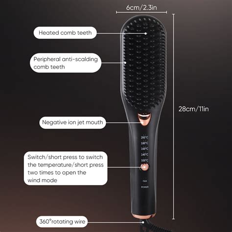 Multifunctional Hot Hair Drier Blow Dryer Hair Straightener Brush Comb Buy Professional