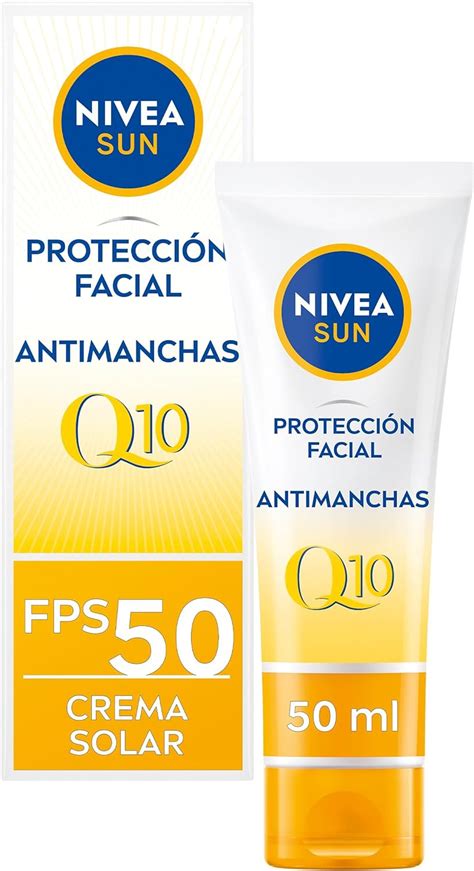 NIVEA SUN Protección solar Facial UV Antiedad Antimanchas FP50 50 ml