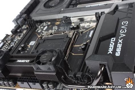 EVGA X299 Dark Motherboard Review Board Layout And Features Continued