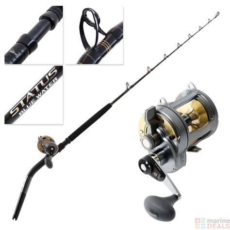 Shimano Tyrnos 30 Status Blue Water Bent Butt Deep Drop 2 Speed Game