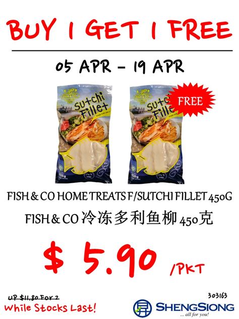 Apr Sheng Siong Supermarket Exclusive Deal Sg