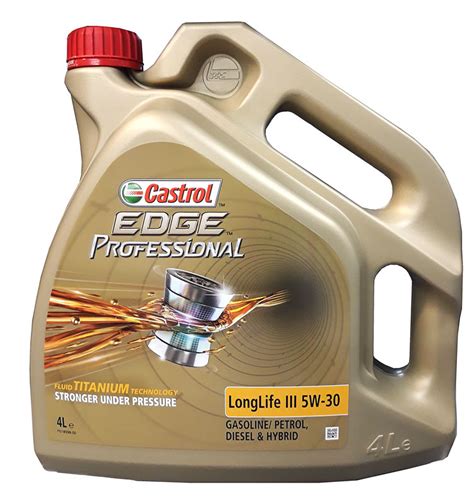 Castrol Edge Professional Longlife LL III 5W 30 4L 77118364 Za 188 90