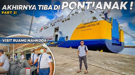 DAPAT KESEMPATAN VISIT RUANG NAHKODA NAIK KAPAL KM DHARMA