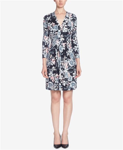 Catherine Malandrino Tinka Printed Matte Jersey Fit And Flare Dress Macys