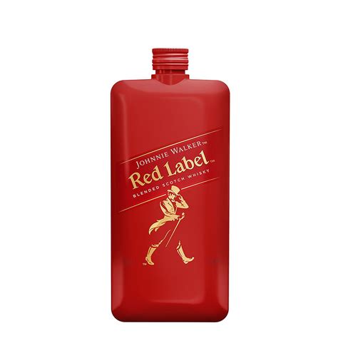 Whisky Johnnie Walker Etiqueta Roja Pocket Ml Consuvino