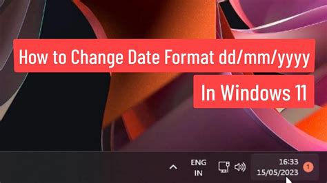 How To Change Date Format Dd Mm Yyyy In Windows 11 YouTube