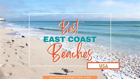 East Coast Map Beaches Ettie Janetta