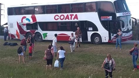 Un Micro Se Rompi En Plena Ruta Consiguieron Un Reemplazo El Chofer