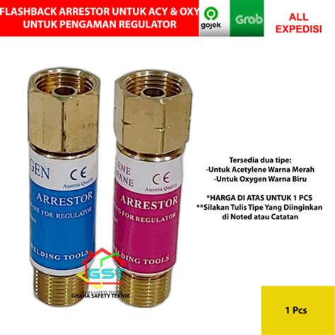 Jual Flashback Arrestor Untuk Pengaman Regulator Acetylene Dan Oxygen