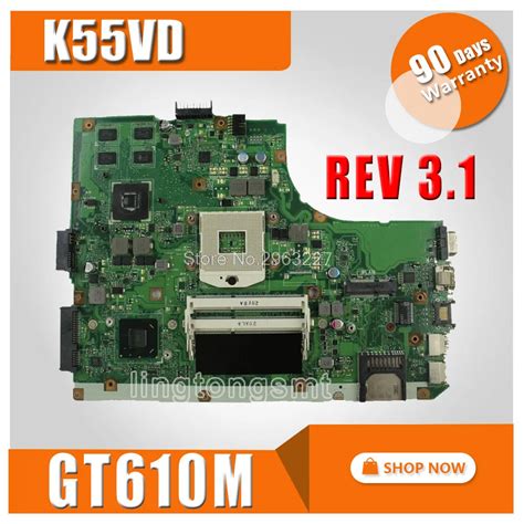 Promo 32808983862 K55VD Motherboard Rev 3 1 GeForce 610M DDR3 For ASUS