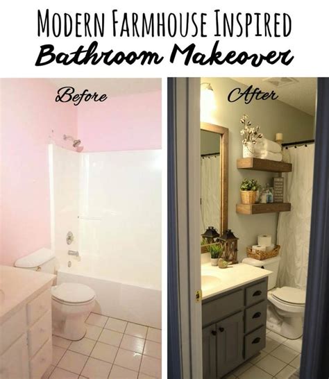 Before And After Budget Friendly Bathroom Makeovers To Inspire Your