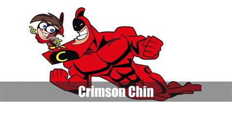 Crimson Chin Costume From The Fairly Oddparents For Halloween