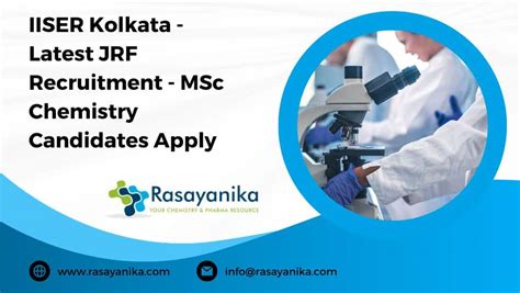 Latest Jrf Recruitment Iiser Kolkata Msc Chemistry Apply