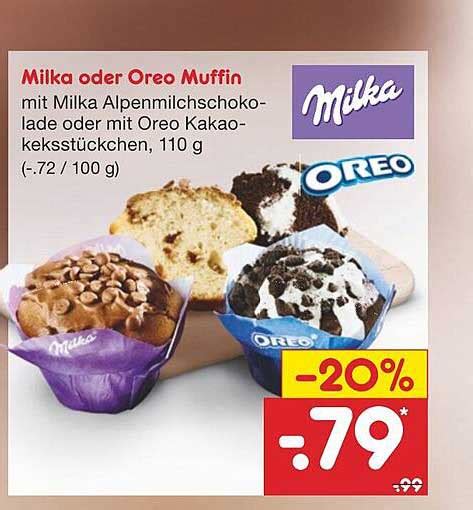 Milka Oder Oreo Muffin Angebot Bei Netto Marken Discount Prospekte De