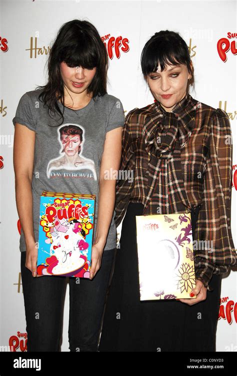 Daisy Lowe and Pearl Lowe Daisy and Pearl Lowe unveil limited edition designed Sugar Puffs boxes ...