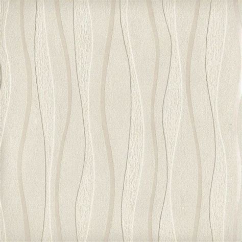 Sample Arthouse Wave Cream Blown Vinyl Texture Stripe Paintable