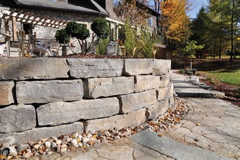 Armour Stone Retaining Wall Detail Wall Design Ideas