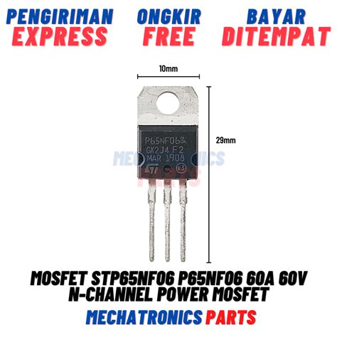 SMC 9145 MOSFET STP65NF06 P65NF06 60A 60V N CHANNEL POWER MOSFET