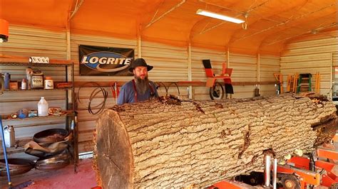 Super Sawmill VS Huge Rotted Oak Log Will It Make The Cut YouTube