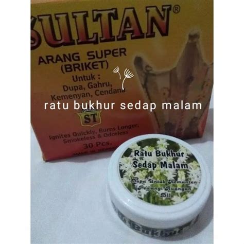 Jual Paket Ratu Bukhur Sedap Malam Kemasan Kecil Briket Sultan