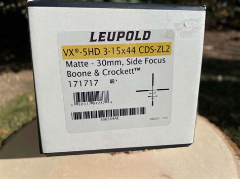 Leupold Vx 5hd 3 15x44 Boone And Crockett Reticle