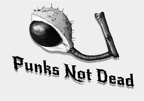 Punks Not Dead Print Punk Rock Art Print Punk Subcultures - Etsy