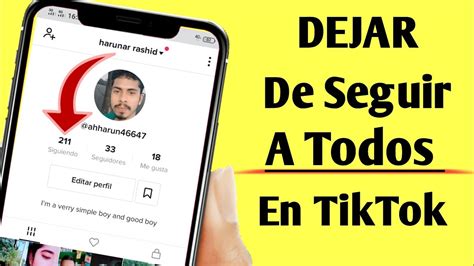 Cómo Dejar De Seguir A Alguien En Tik Tok Cómo Dejar De Seguir A