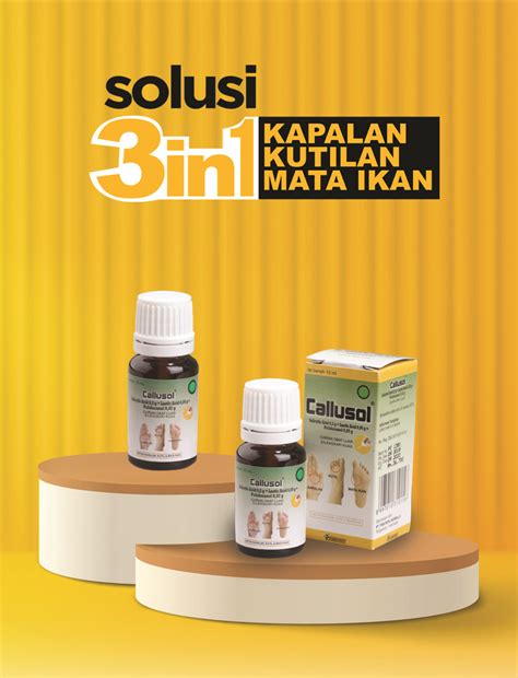 Obat Mata Ikan Obat Kutil Obat Kapalan Callusol