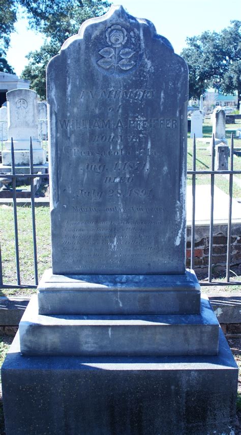 William A Pfeiffer Find A Grave Memorial