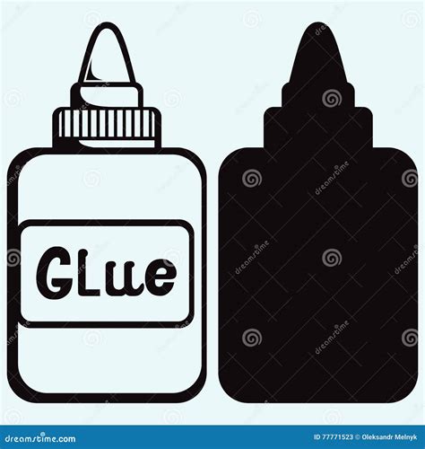 Glue Icon Set Stock Vector Illustration Of Equipment 77771523