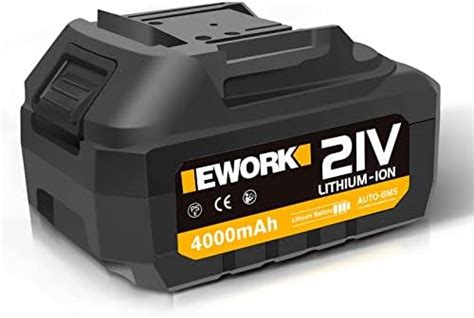 Ekaco 21v Lithium Battery 50ah Li Ion Battery Long Life Battery Work Cordless Leaf